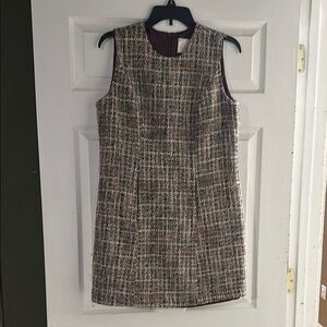 Gal Meets Glam Black and Cream Sheath Mini Dress from Anthropologie.